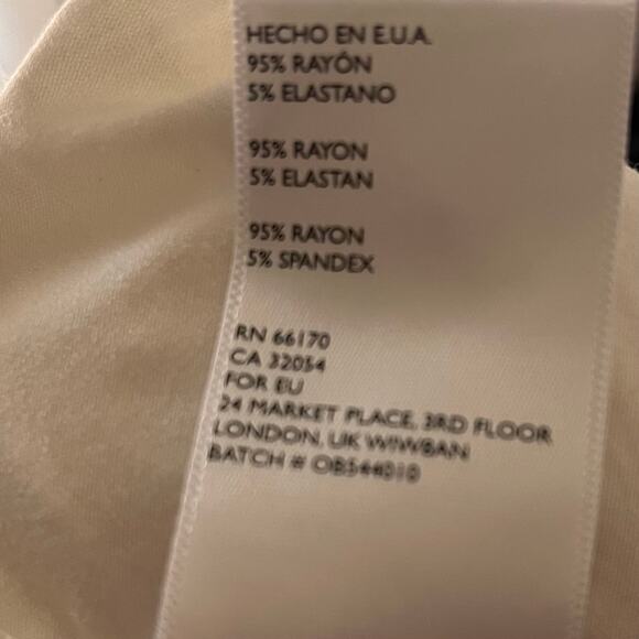 Free People FP Beach Ivory Wide Leg Jumpsuit Boho Flowy Lounge XS Cottagecore - Picture 7 of 8